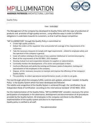 QUALITY POLICY-1 english PDF 2022
